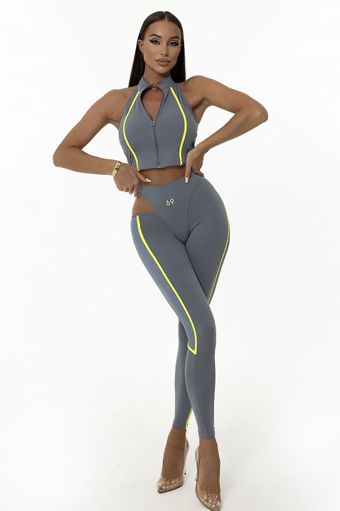 Komplet sportowy FLORZINA, Kolor : szary, IVET.PL - Modna odzież