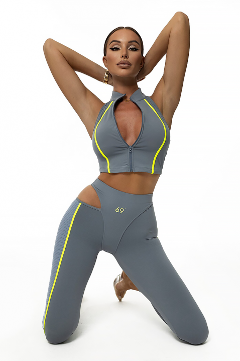 Komplet sportowy FLORZINA, Kolor : szary, IVET.PL - Modna odzież