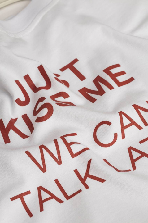 Koszulka JIMONZA WHITE, Kolor : biały, IVET.PL - Modna odzież