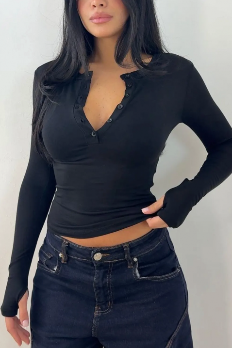 Bluzka ARIZONDA BLACK, Kolor : czarny, IVET.PL - Modna odzież