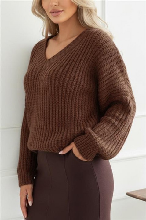 Sweter SLEVOLDA MOCHA, Kolor : mocca, IVET.PL - Modna odzież
