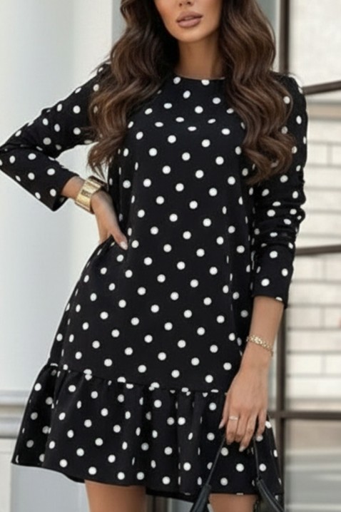 Sukienka FIOVERA BLACK, Kolor : czarny, IVET.PL - Modna odzież