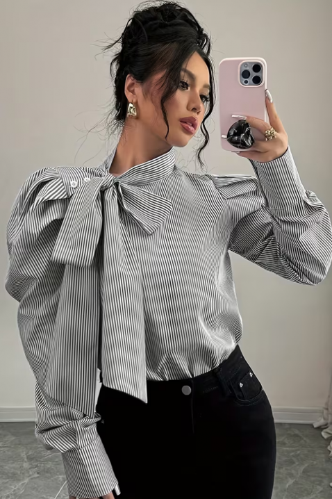 Koszula ZAROLVA GREY, Kolor : szary, IVET.PL - Modna odzież