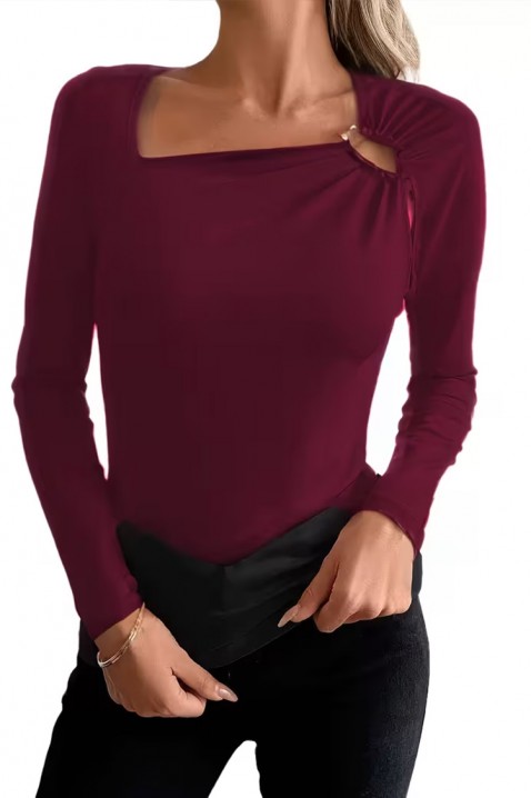Bluzka ZENDILZA, Kolor : bordowy, IVET.PL - Modna odzież