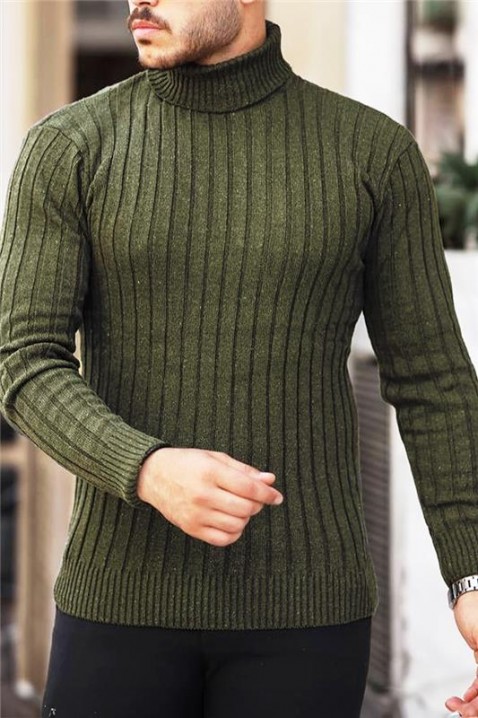 Golf RACHERO KHAKI, Kolor : khaki, IVET.PL - Modna odzież