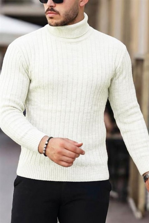 Golf RACHERO ECRU, Kolor : ecru, IVET.PL - Modna odzież