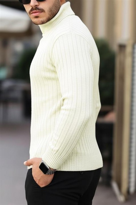 Golf RACHERO ECRU, Kolor : ecru, IVET.PL - Modna odzież