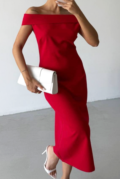 Sukienka CHERZILA, Kolor : czerwony, IVET.PL - Modna odzież