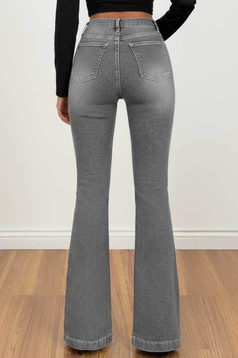 Jeansy ZALORZA, Kolor : grafitowy, IVET.PL - Modna odzież