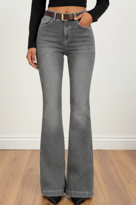 Jeansy ZALORZA, Kolor : grafitowy, IVET.PL - Modna odzież