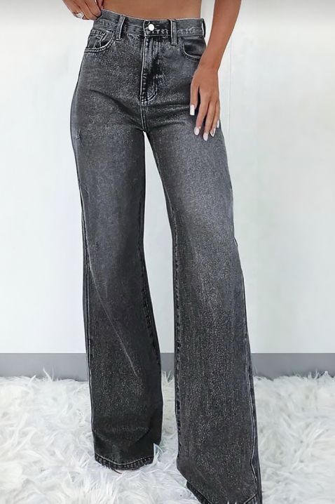 Jeansy JEZANDRA, Kolor : grafitowy, IVET.PL - Modna odzież