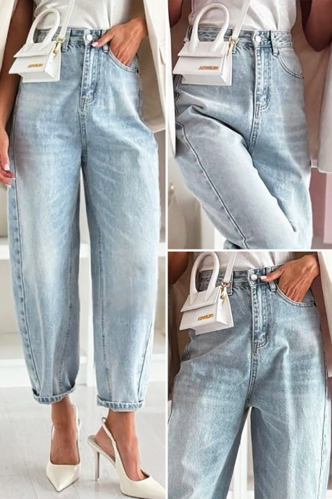 Jeansy CHILVENZA, Kolor : błękitny, IVET.PL - Modna odzież