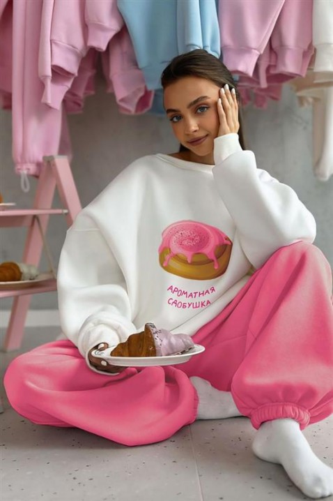 Komplet HLAVLENA, Kolor : fuksja, IVET.PL - Modna odzież