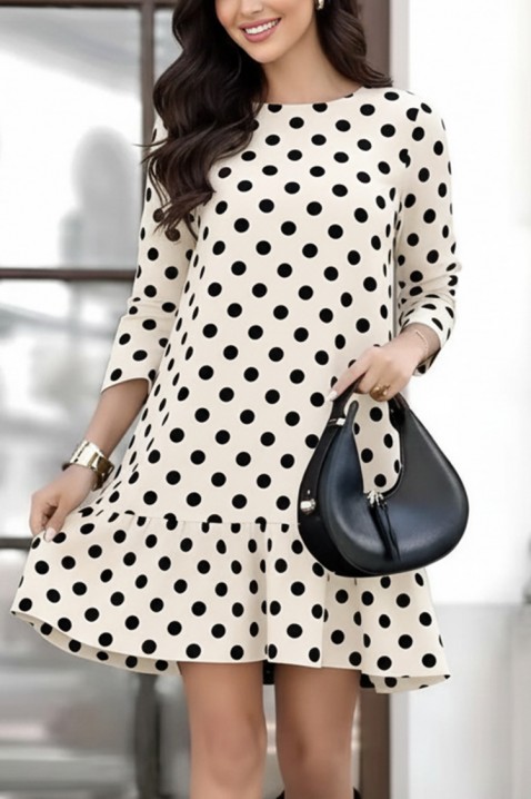 Sukienka DORONZA ECRU, Kolor : ecru, IVET.PL - Modna odzież