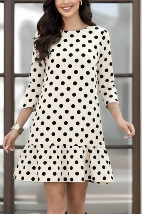 Sukienka DORONZA ECRU, Kolor : ecru, IVET.PL - Modna odzież