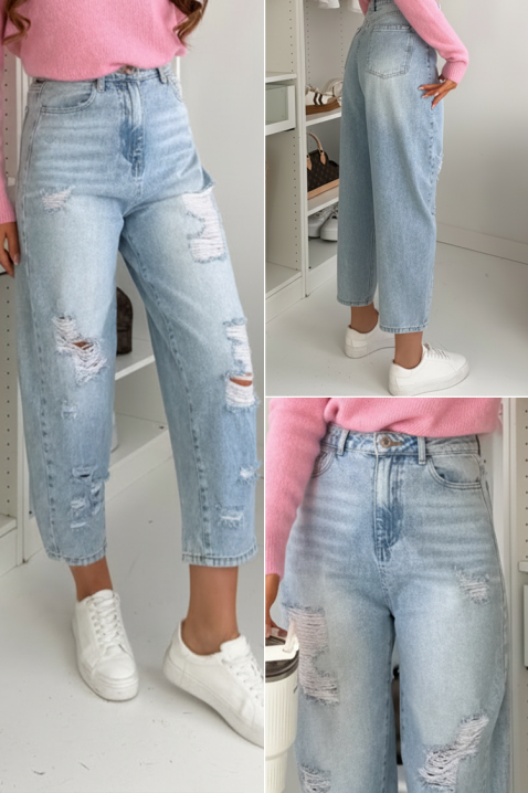 Jeansy LORZELA, Kolor : błękitny, IVET.PL - Modna odzież