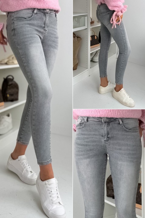 Jeansy HREVILDA, Kolor : szary, IVET.PL - Modna odzież