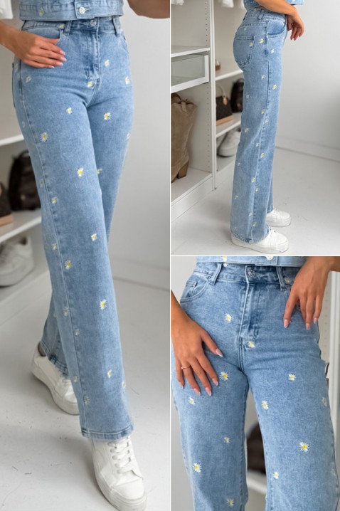 Jeansy ROLKLINDA, Kolor : błękitny, IVET.PL - Modna odzież