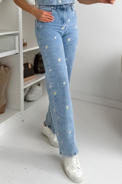 Jeansy ROLKLINDA, Kolor : błękitny, IVET.PL - Modna odzież