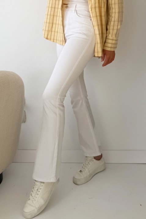 Jeansy GLORZELA, Kolor : biały, IVET.PL - Modna odzież