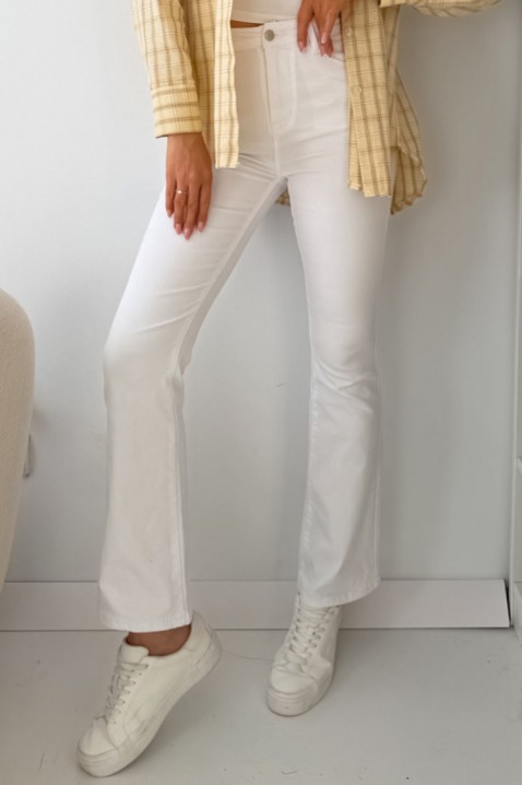 Jeansy GLORZELA, Kolor : biały, IVET.PL - Modna odzież