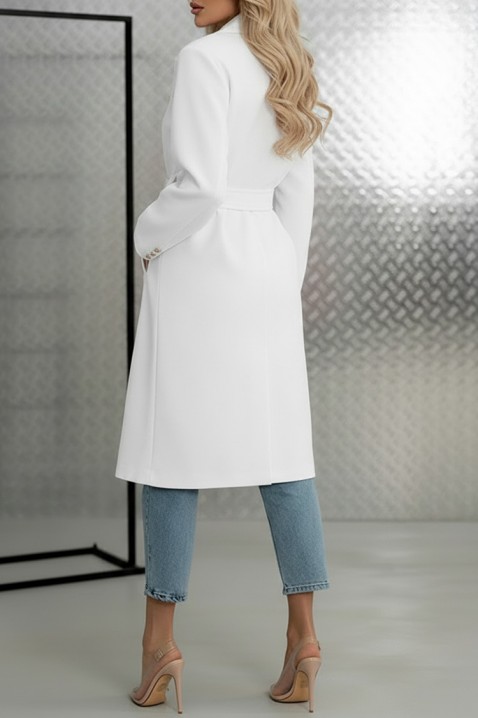 Płaszcz MORXEDA WHITE, Kolor : biały, IVET.PL - Modna odzież