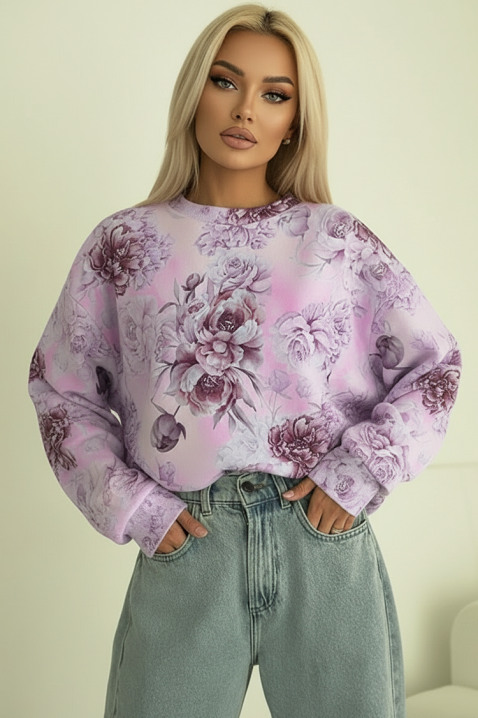 Bluzka POPLINDA, Kolor : fioletowy, IVET.PL - Modna odzież