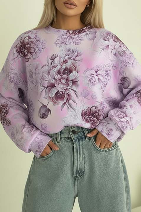 Bluzka POPLINDA, Kolor : fioletowy, IVET.PL - Modna odzież