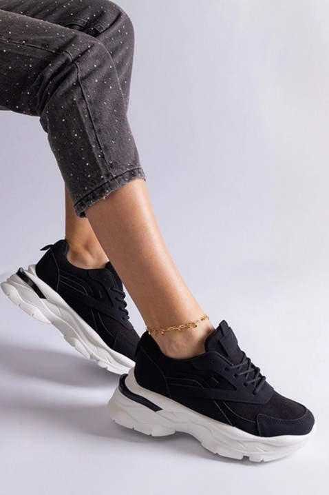 Sneakersy DLOMERZA, Kolor : czarny, IVET.PL - Modna odzież