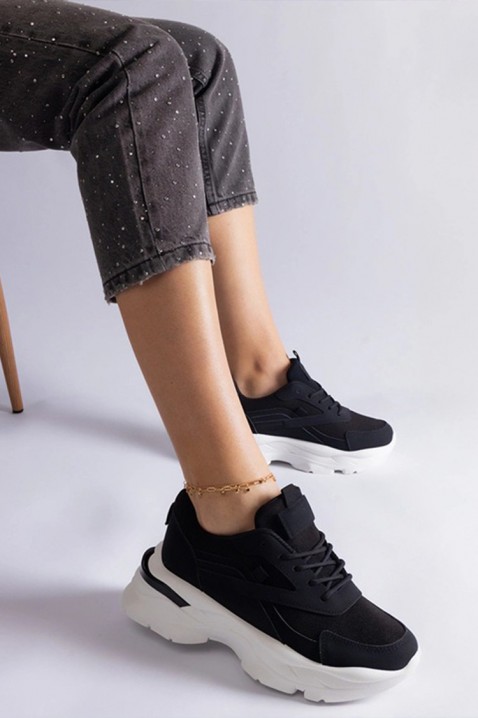 Sneakersy DLOMERZA, Kolor : czarny, IVET.PL - Modna odzież