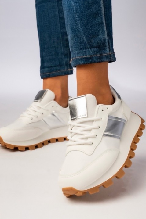 Sneakersy ORNABELZA SILVER, Kolor : srebrny, IVET.PL - Modna odzież