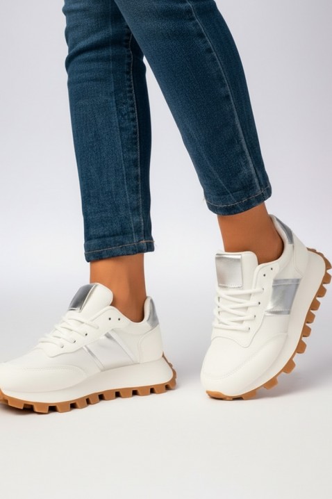 Sneakersy ORNABELZA SILVER, Kolor : srebrny, IVET.PL - Modna odzież