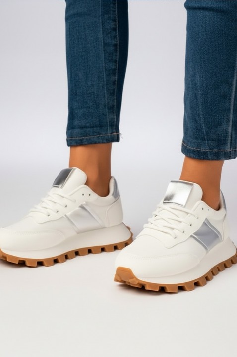 Sneakersy ORNABELZA SILVER, Kolor : srebrny, IVET.PL - Modna odzież