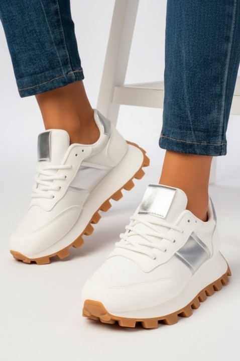 Sneakersy ORNABELZA SILVER, Kolor : srebrny, IVET.PL - Modna odzież