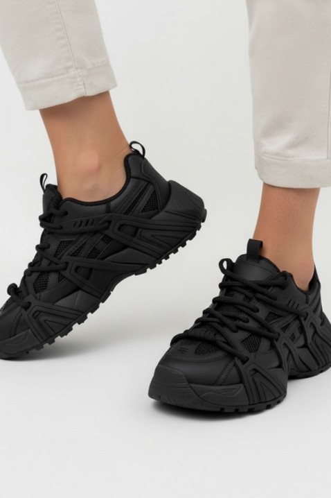 Sneakersy VELVERZA BLACK, Kolor : czarny, IVET.PL - Modna odzież