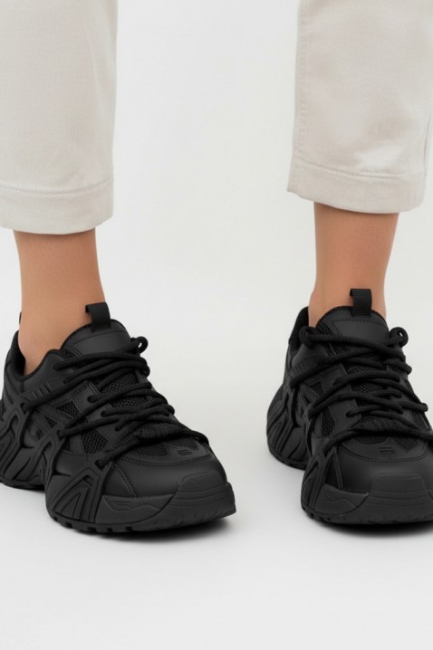 Sneakersy VELVERZA BLACK, Kolor : czarny, IVET.PL - Modna odzież