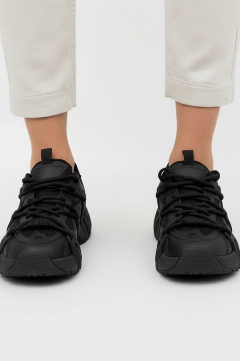 Sneakersy VELVERZA BLACK, Kolor : czarny, IVET.PL - Modna odzież