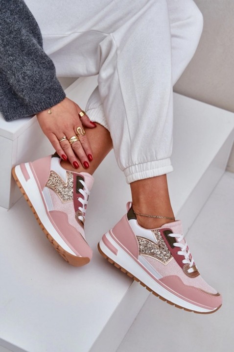 Sneakersy LERCHILZA, Kolor : różowy, IVET.PL - Modna odzież