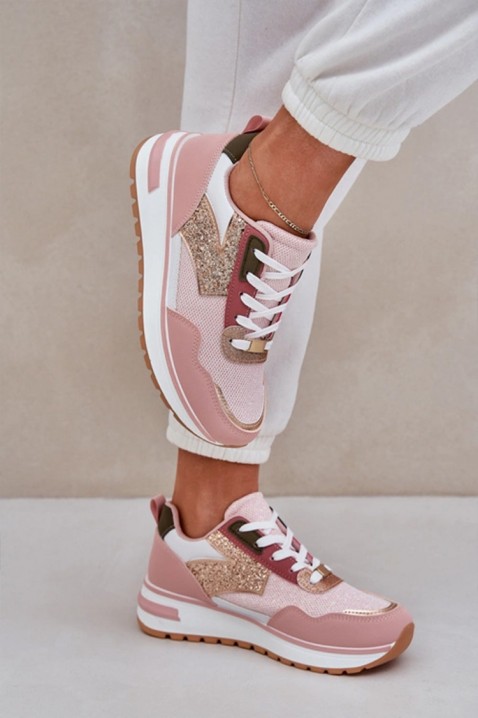 Sneakersy LERCHILZA, Kolor : różowy, IVET.PL - Modna odzież