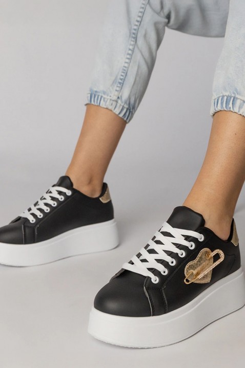 Tenisówki KOLDENZA, Kolor : czarny, IVET.PL - Modna odzież