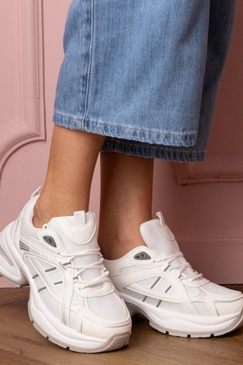 Sneakersy GLEMOLZA WHITE, Kolor : biały, IVET.PL - Modna odzież