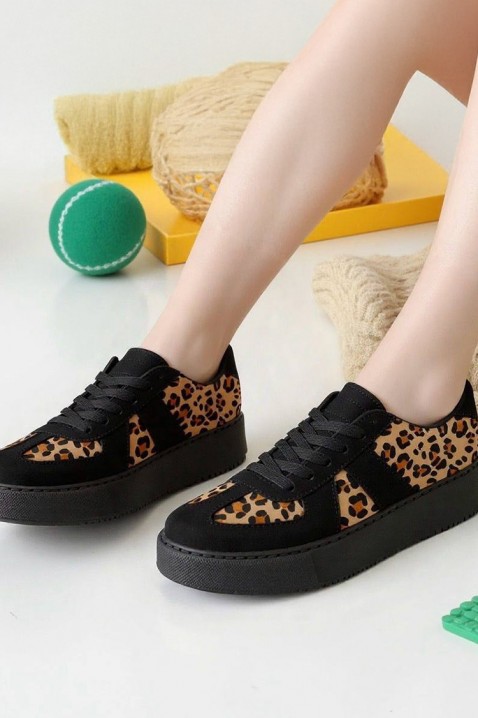 Tenisówki DAMONDA BLACK, Kolor : czarny, IVET.PL - Modna odzież