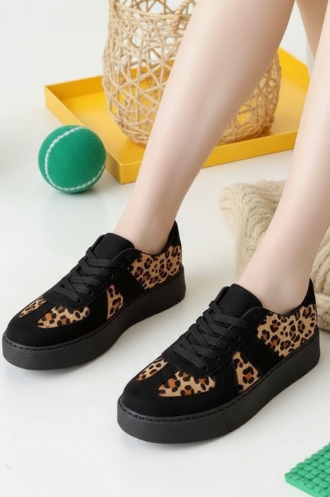 Tenisówki DAMONDA BLACK, Kolor : czarny, IVET.PL - Modna odzież