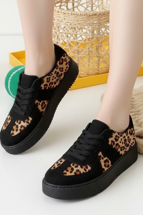 Tenisówki DAMONDA BLACK, Kolor : czarny, IVET.PL - Modna odzież