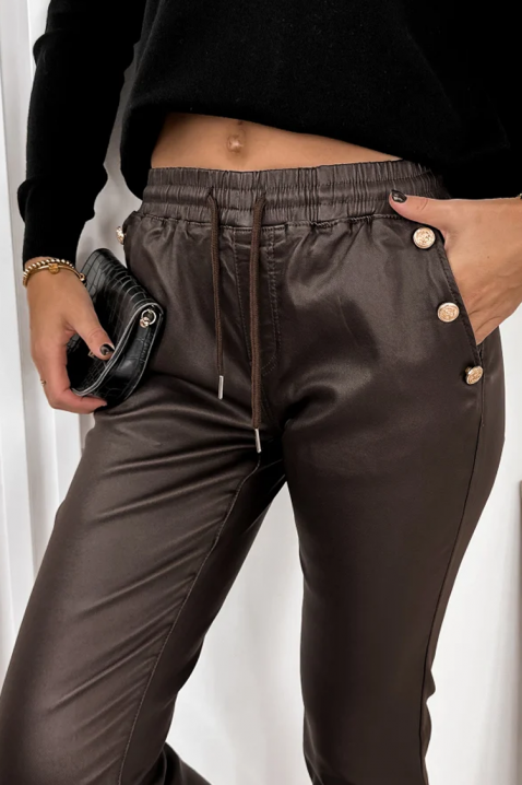 Spodnie SLOMENGA, Kolor : brązowy, IVET.PL - Modna odzież