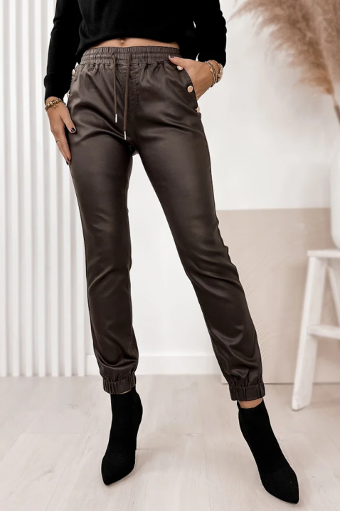 Spodnie SLOMENGA, Kolor : brązowy, IVET.PL - Modna odzież