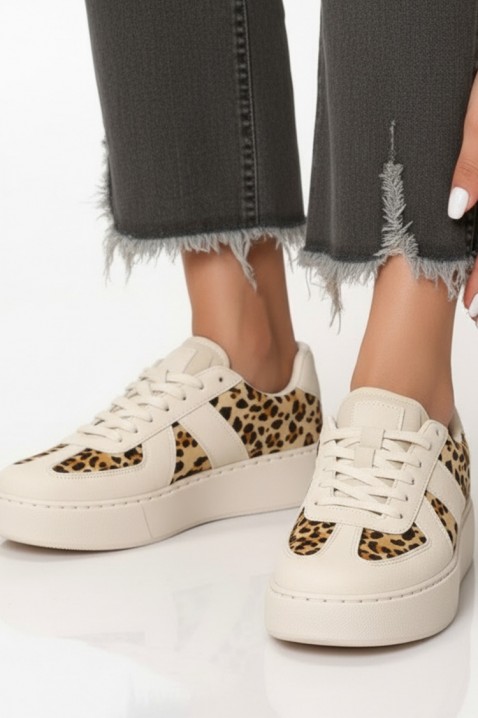 Tenisówki DAMONDA ECRU, Kolor : ecru, IVET.PL - Modna odzież