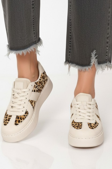 Tenisówki DAMONDA ECRU, Kolor : ecru, IVET.PL - Modna odzież