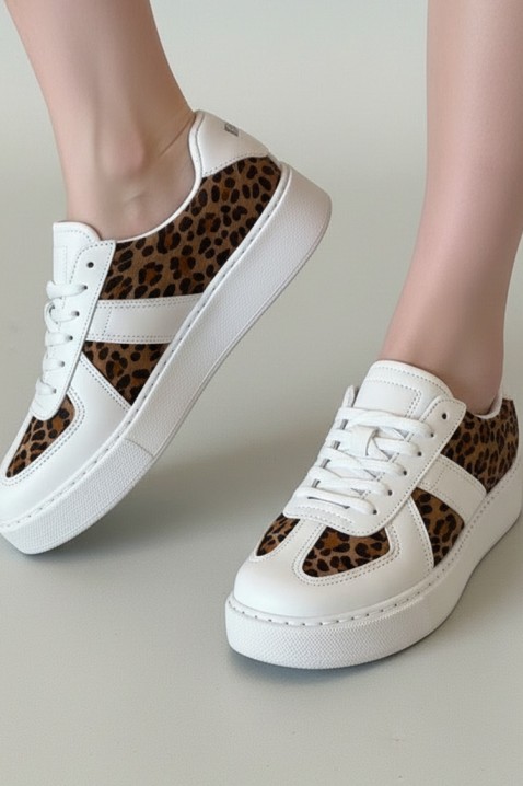 Tenisówki DAMONDA WHITE, Kolor : biały, IVET.PL - Modna odzież