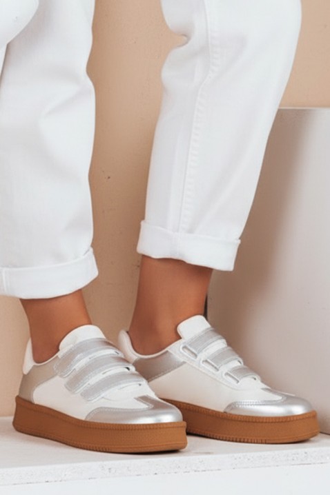 Tenisówki SERBRONZA, Kolor : srebrny, IVET.PL - Modna odzież